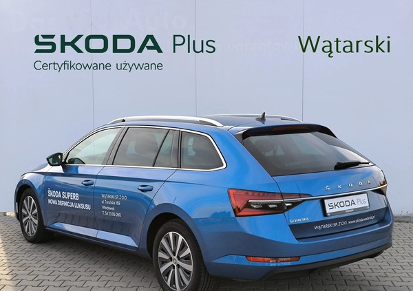 Skoda Superb cena 174900 przebieg: 12200, rok produkcji 2023 z Czarna Białostocka małe 232